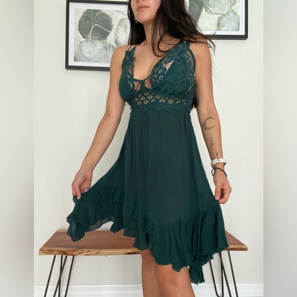 Free people lace flowy dress - Picture 2 of 3